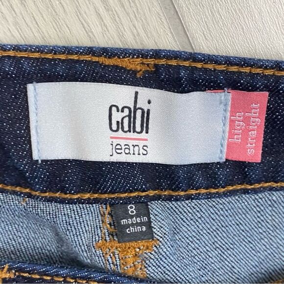 Cabi | High Rise Straight Leg Jeans Size 8 - Picture 6 of 7